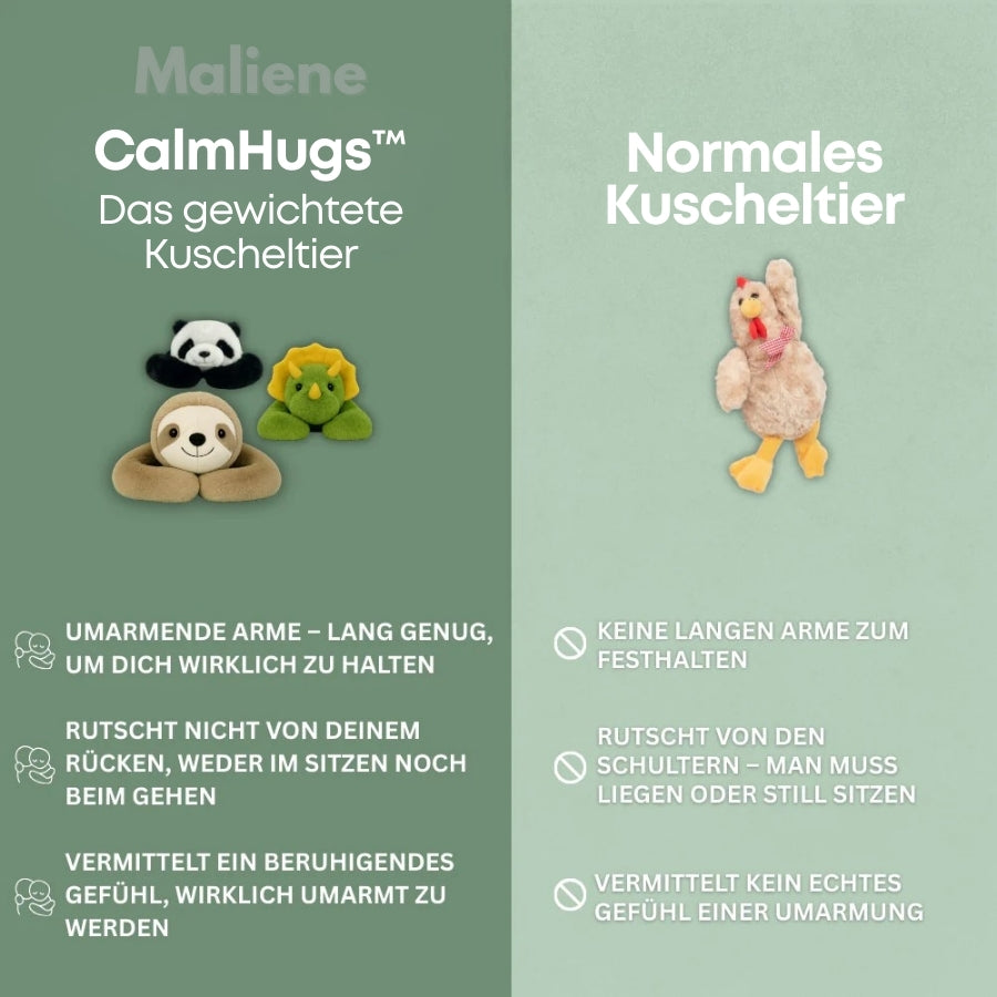 CalmHugs™ – Das gewichtete Kuscheltier